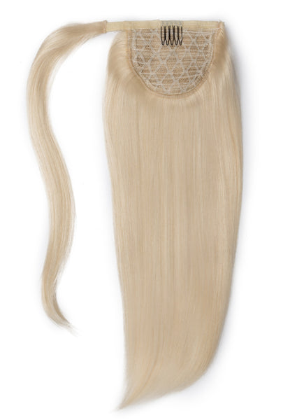 16 Inch Clip In Ponytail Extension #Light Grey