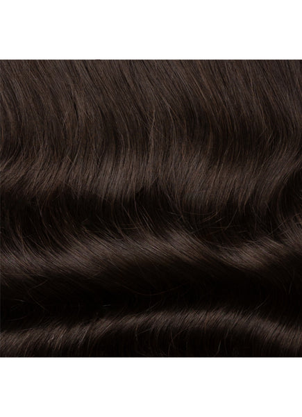 16 Inch Invisible Wire Hair Extensions #1B Natural Black