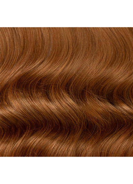 16 Inch Invisible Wire Hair Extensions #6 Light Chestnut Brown