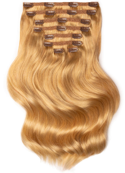 20 Inch Ultimate Volume Clip in Hair Extensions #16 Light Golden Blonde