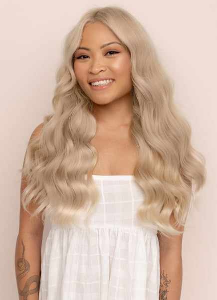 20 Inch Ultimate Volume Clip in Hair Extensions #Light Grey