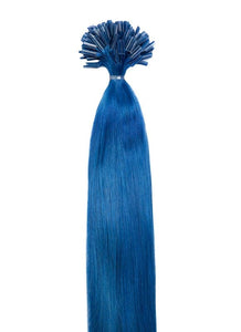 20-Zoll-Nagel- / U-Spitzen-Haarverlängerungen #Blau